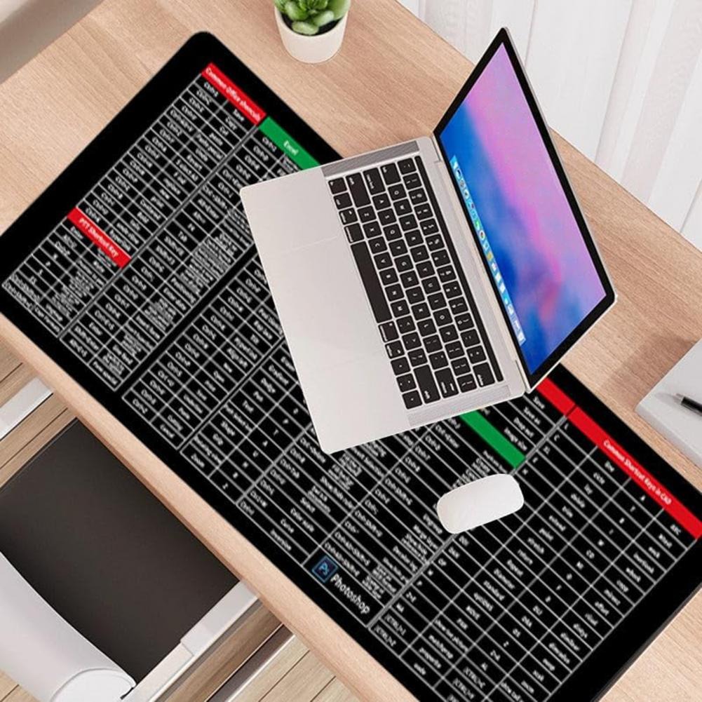 Keyboard Mouse Mat Large Surface Smooth Texture Durable Material Non Slip Base Comfortable Daily Use - Image 4