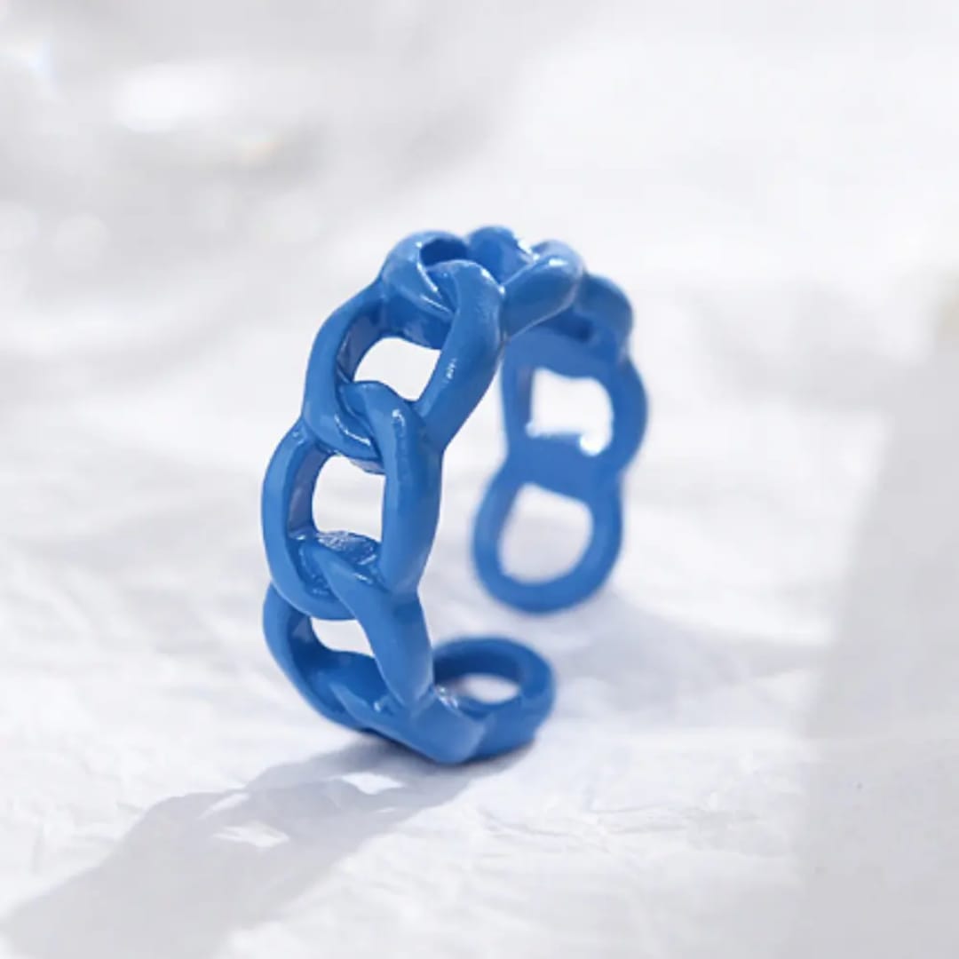 BRJ-180 Metal Funky Korean Rings Trendy Fashion Jewellery, Stylish Accessory for Women and Men - Image 2