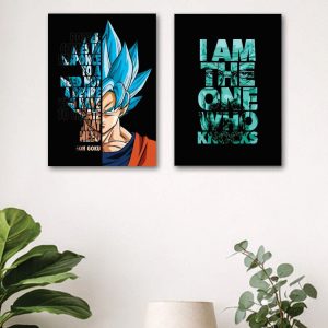 Set of 2 Premium Wall Art Photo Tiles Modern Home Decor Sets 8x11