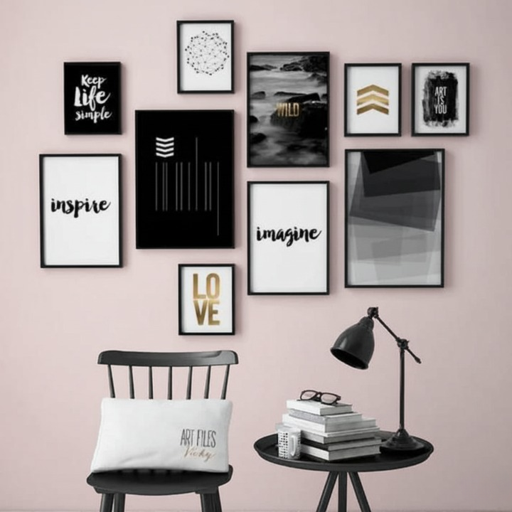 Motivational Wooden Wall Art Frame Set of 10 - Image 2