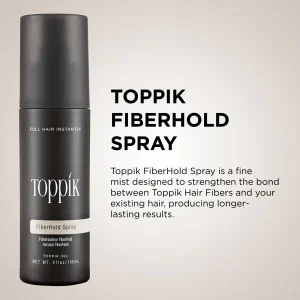 Toppik Hair Fiber Holding Spray, Instant Fuller Looking Hair - 118ml