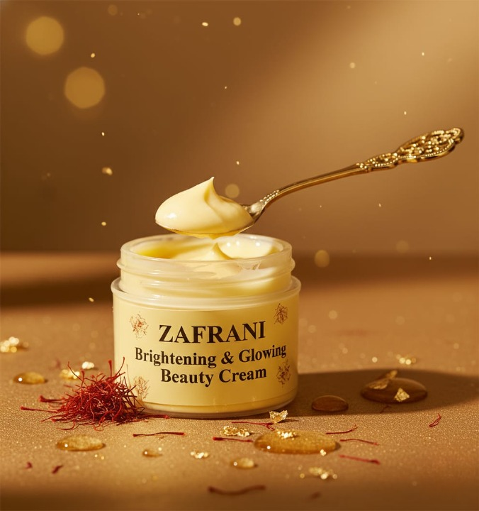 Zafrani Brightening & Glowing Beauty Cream | Radiant, Soft & Nourished Skin | Skin Lightening & Hydrating Formula (100g) - Image 2