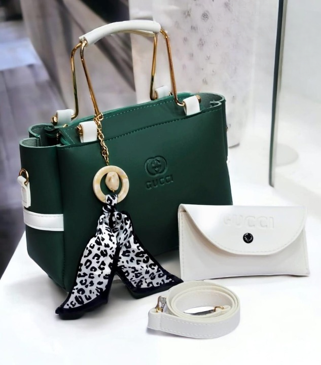 Ladies Handbag With Match Small Pouch Elegant Design Premium Quality - Image 3