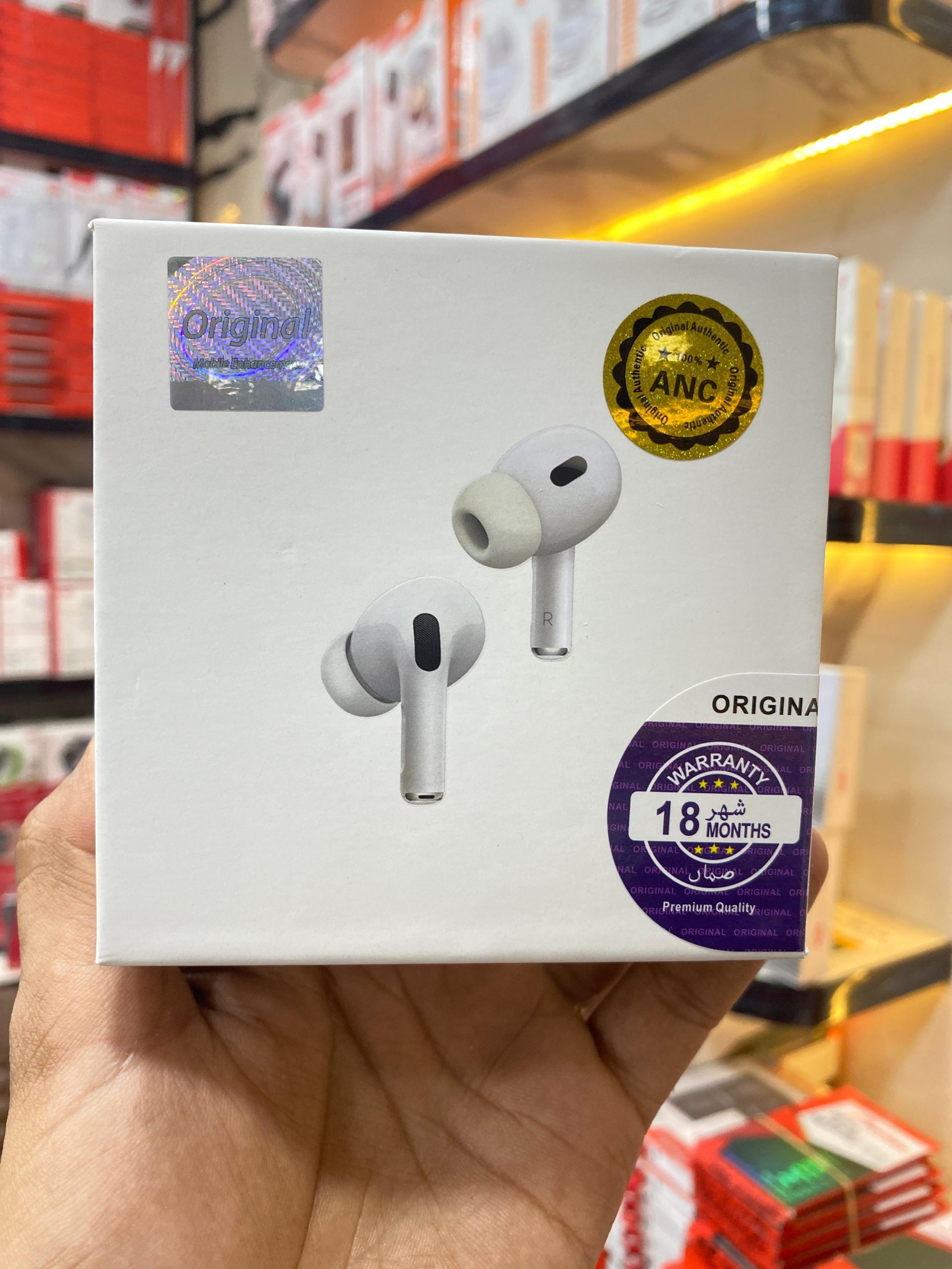 ANC Wireless Earbuds with Active Noise Cancellation & Charging Case White - Image 5
