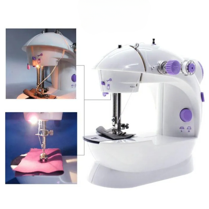 Portable Mini Dual-Speed Electric Sewing Machine with Foot Pedal & Accessory Kit - Image 3