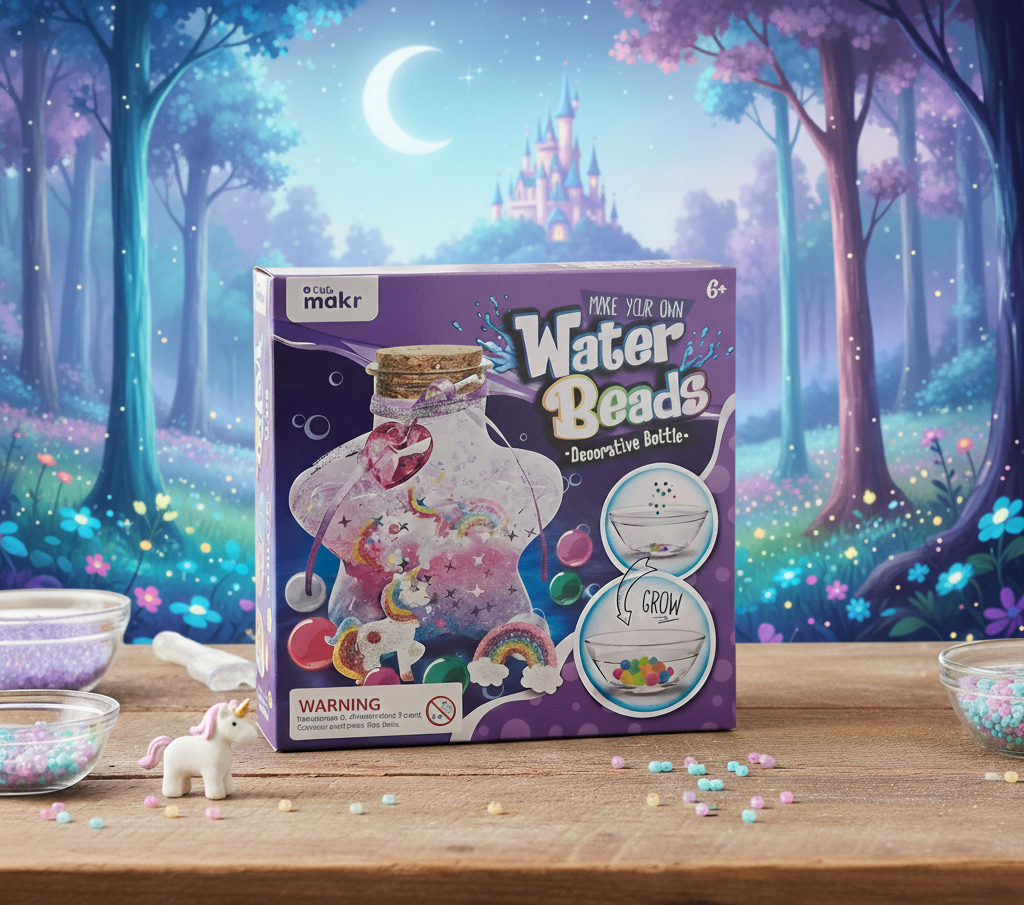 DIY Water Beads Decorative Bottle Kit: Create Your Own Mesmerizing Sensory Art Piece. - Image 2