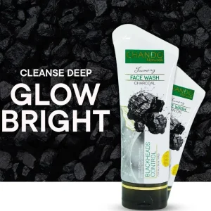 CHANDO Naturals Foaming Face Wash Charcoal  Deep Cleansing & Blackhead Control
