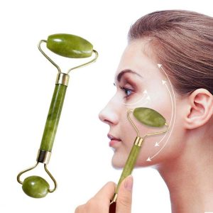3-in-1 Facial Care Combo Pack  Marble Jade Roller, Ice Roller & Derma Roller Set