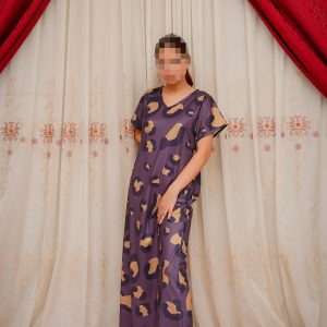 Twilight Grace 3 Piece Nightwear Set for Women  Free Size Soft Jersey Interlock Nighty with Panty & Poni
