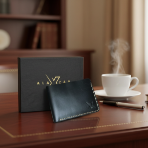 Mens Rugged Leather Wallet | Black Cow Leather | Durable & Stylish | Premium Quality