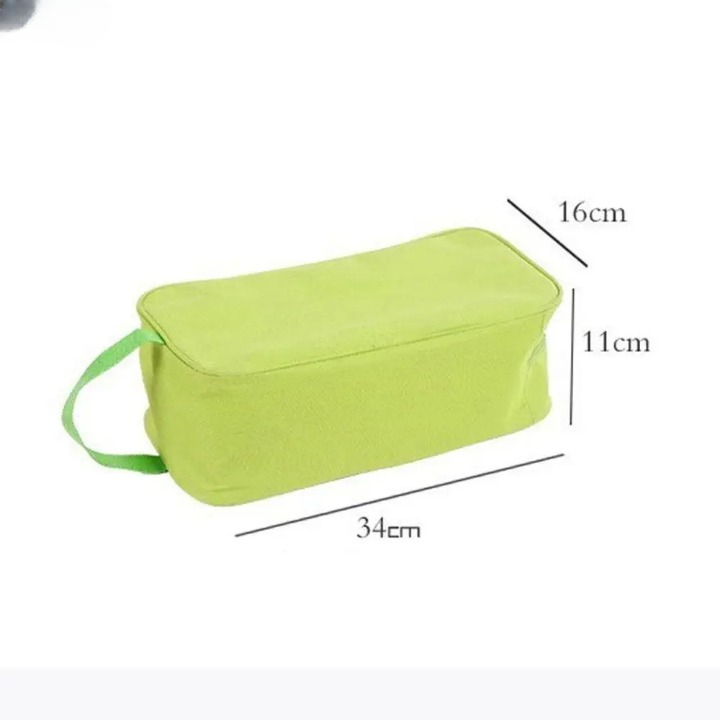 Waterproof Travel Shoe Bag Portable Ventilated Gym Organizer for Sports Shoes, Yoga, Basketball & Football Odor-Proof (Random color) - Image 3