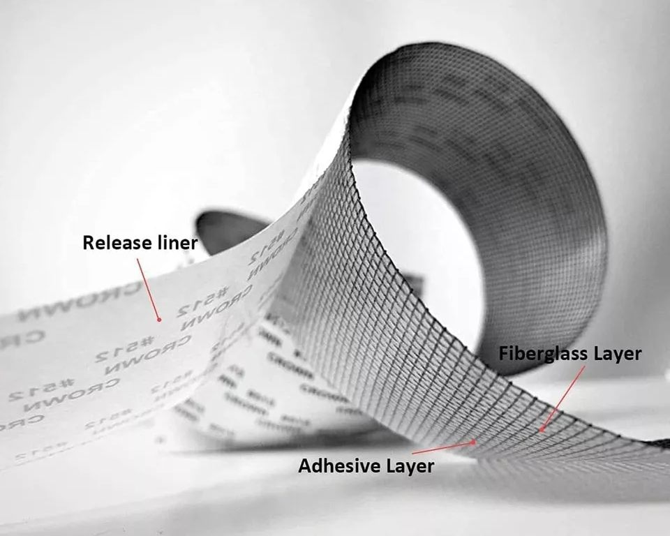 Mesh Roll Tape Window Screen Repair Patch Strong Self-Adhesive Fiberglass Mesh, Easy DIY Screen Repair Tape For Windows & Doors - Image 4