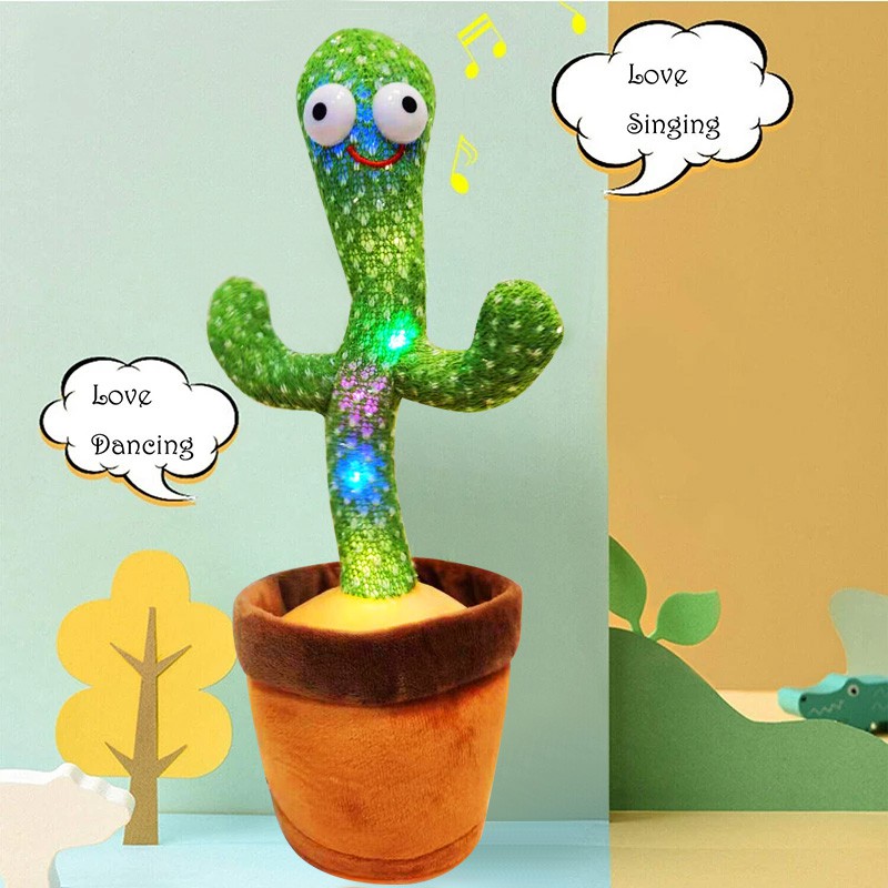 Dancing Cactus Toy, Talking Tree Cactus Plush Toy - Image 2