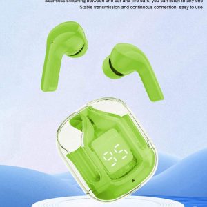 Air 31 Earbuds Wireless Earbuds With Crystal Transparent Case With Type-C Charging