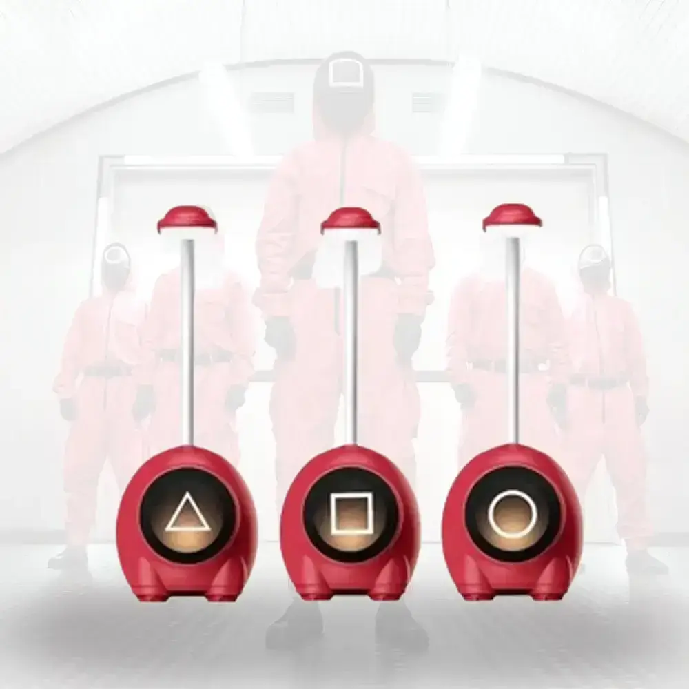 (1 PCs )Squid Game Usb Reading Table Lamp(red color) - Image 2
