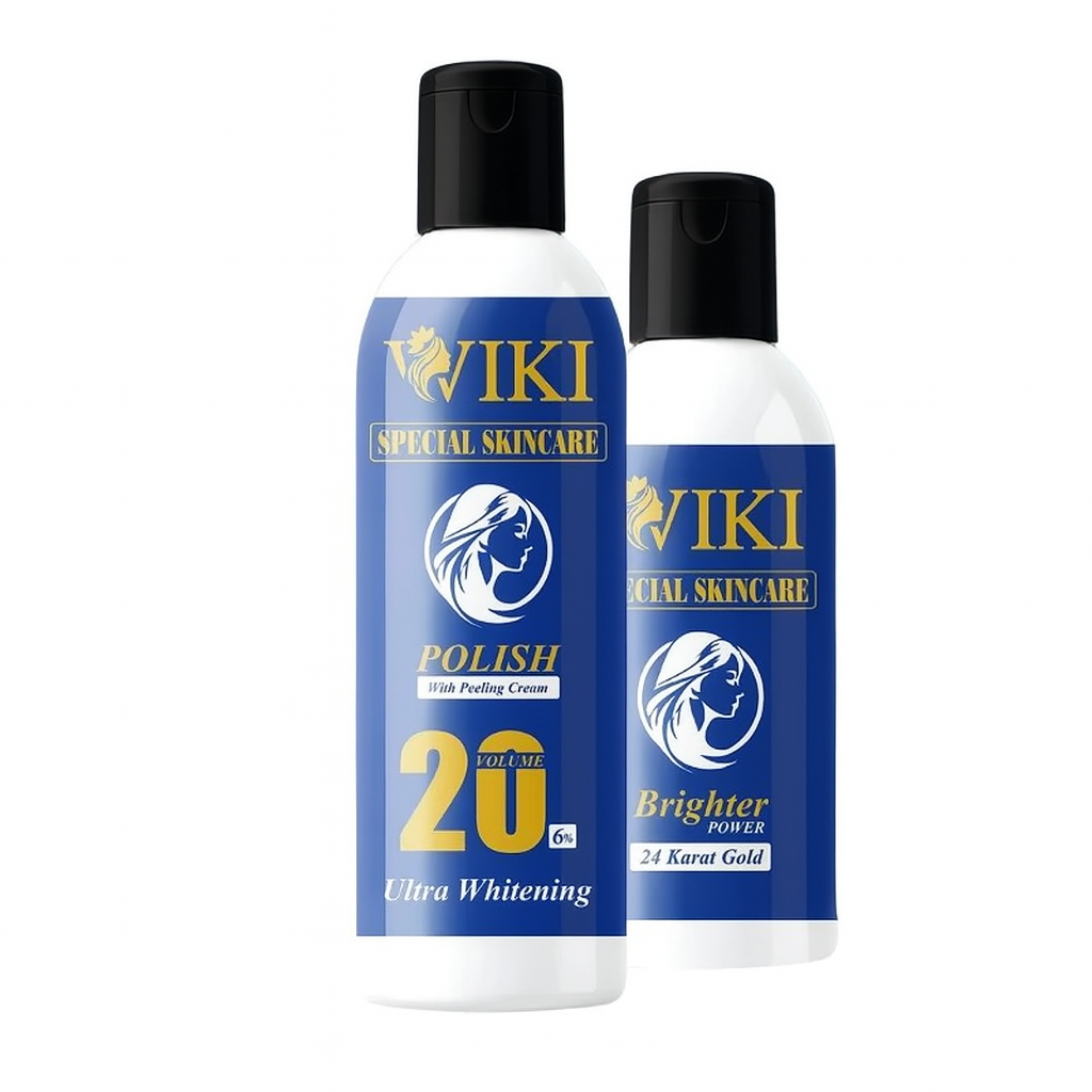 VIKI Special Skincare Brighter & 2 In 1 Polish With Peeling Cream Ultra Whitening - Image 2