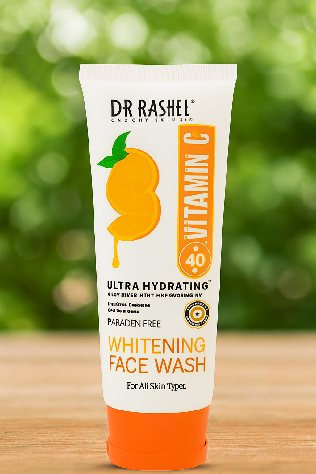Dr Rashel Vitamin C Ultra Hydrating Whitening Face Wash Brightening & Moisturizing Cleanser, 100ml (1 Pc) - Image 4