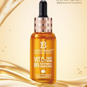 Lakyou Beauty Vitamin C Face Serum Â– 98% Pure Vitamin C Complex for Luminous Glow, Brightening, Firming & Repairing, 50ml