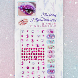 Temporary Tattoo for Women Rhinestone Gems Face & Body Sticker | Self-Adhesive Crystal Makeup Decoration for Parties & Festivals (Random Design)