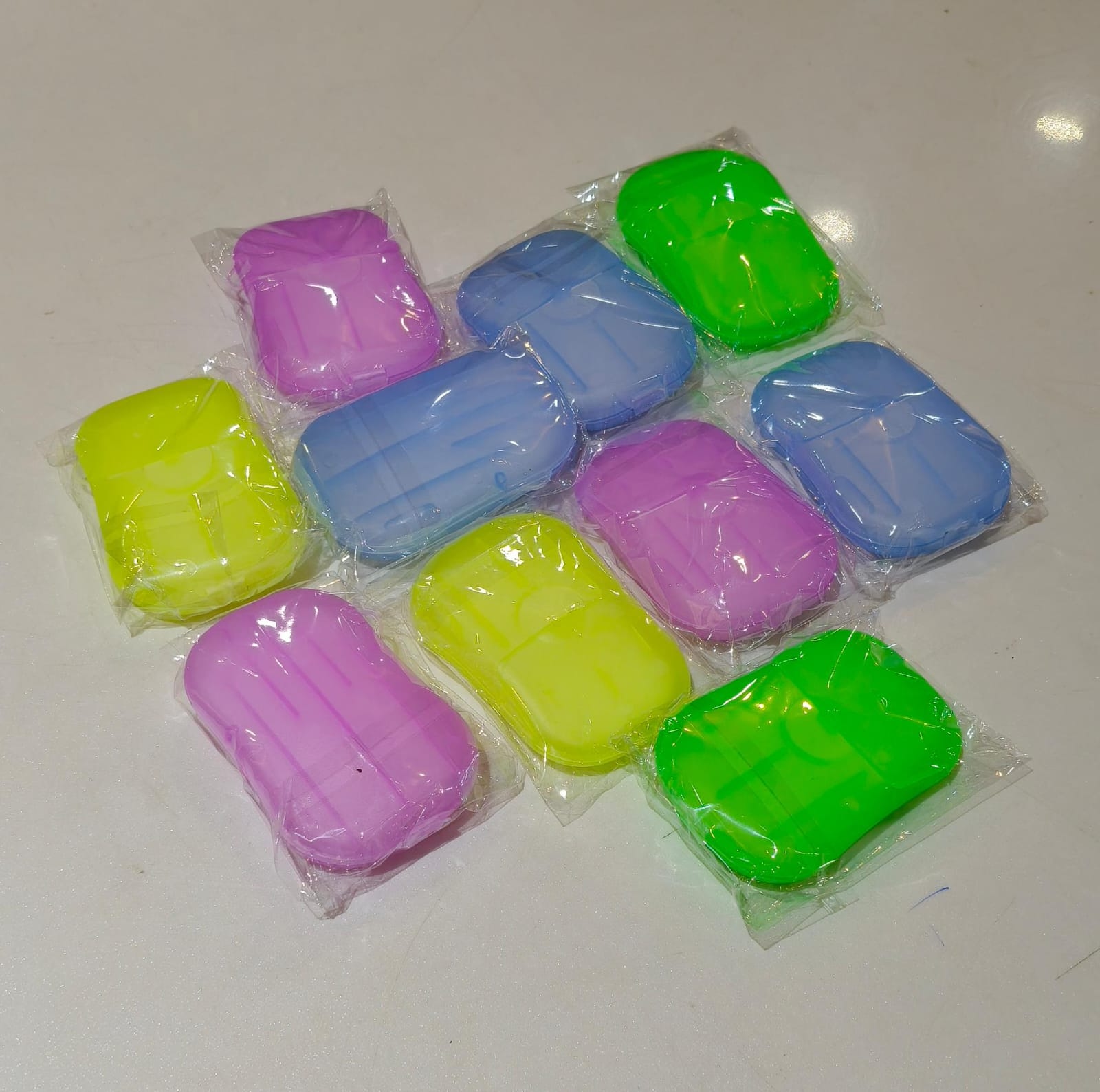 20Pcs Portable Disposable Soap Paper Sheets Mini Travel Hand Washing Soap Papers for Outdoor, Camping & Hiking - Image 4
