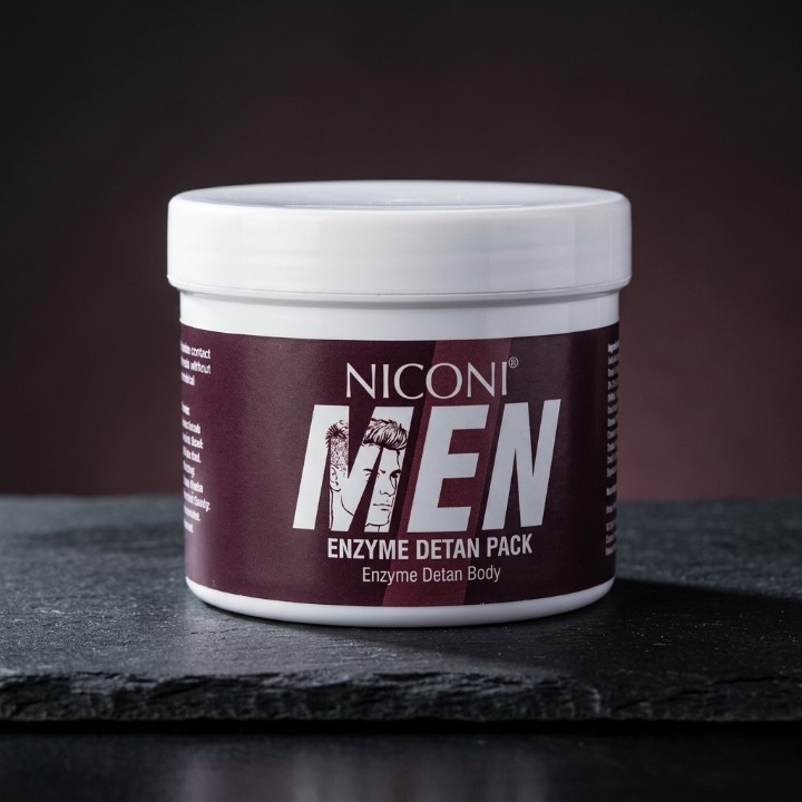 Niconi Men Enzyme De-Tan Pack for Face & Body | Deep Cleansing Tan Removal Formula | 300gram - Image 4