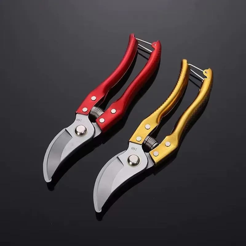 High Carbon Steel Pruning Shears Cutter Stainless Steel Gardening Scissor for Plant & Branch Cutting - Image 3