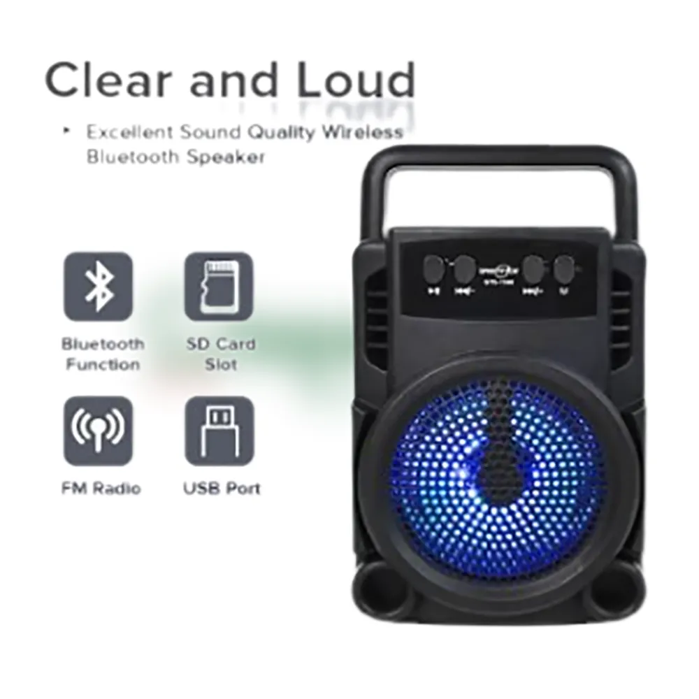 GTS-1360 Wireless Portable Speaker Extra Bass & Long Battery Life - Image 2