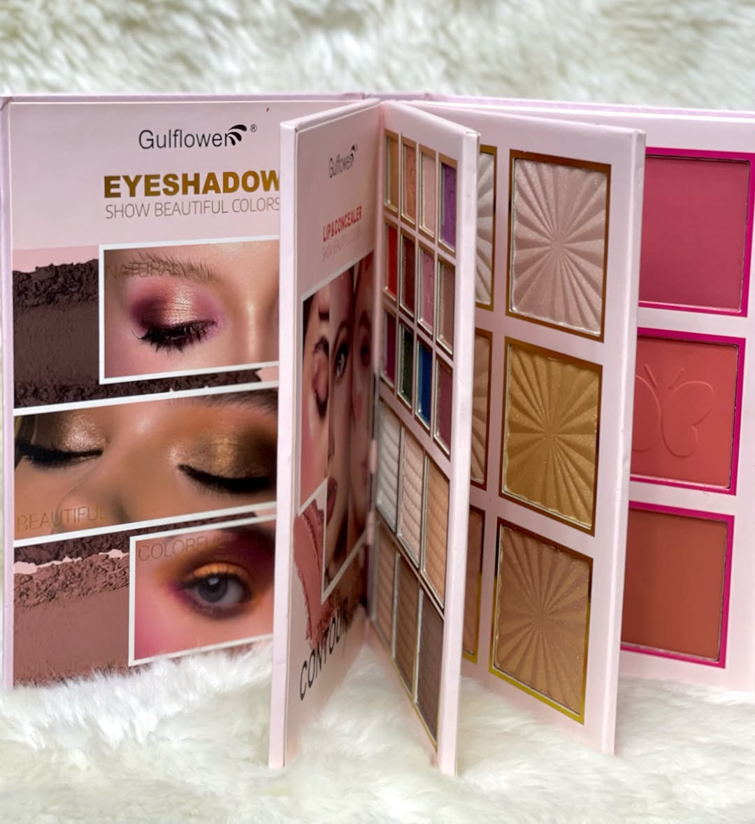 Mocallure 4 In 1 Eyeshadow Palette Book/ Eyeshadow Palette Blush and eyeshadow Palette - Image 2