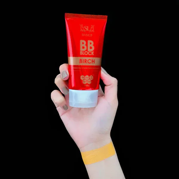 SL Basics BB Block SPF 50+ Tinted Sunscreen Hydrating & Protective BB Cream with Vitamin E & Lotus Extract (50ml) - Image 3
