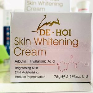 DE HOI Skin Whitening Cream Â– Brightening & Moisturizing Face and Body Cream for Dark Skin - 75 gram