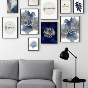 Wooden Photo Frame Set  10 Pcs, Assorted Sizes for Wall & Table Décor