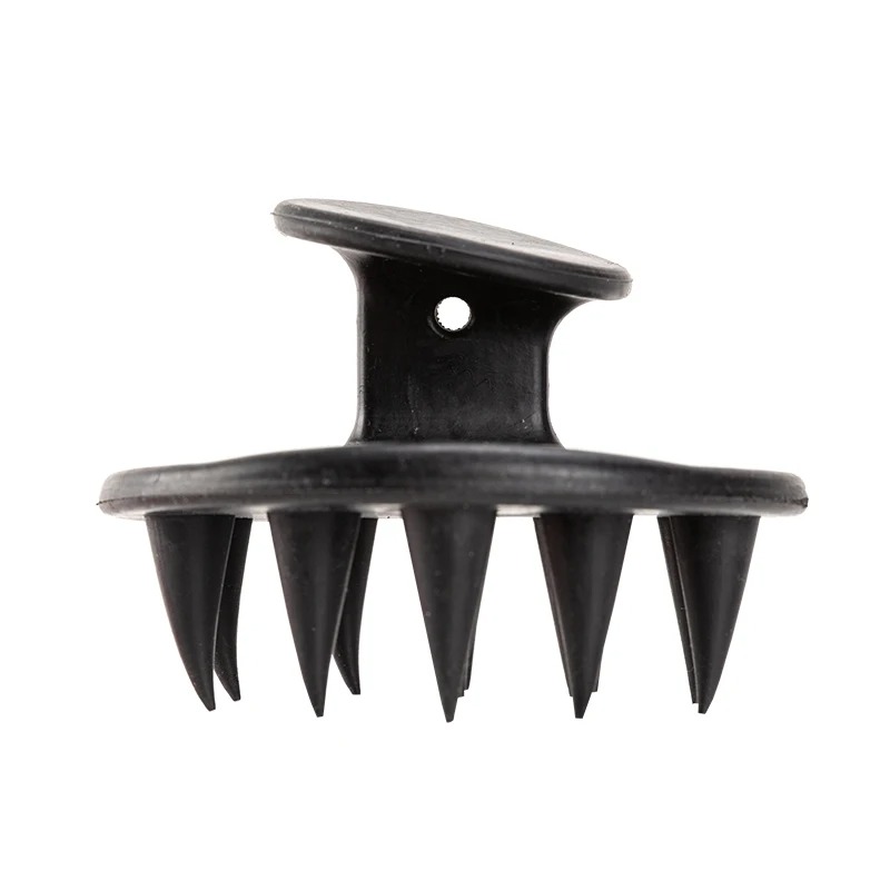 Head Cleansing & Scalp Massage Brush Soft Bristles for Wet & Dry Use (Black color) - Image 3