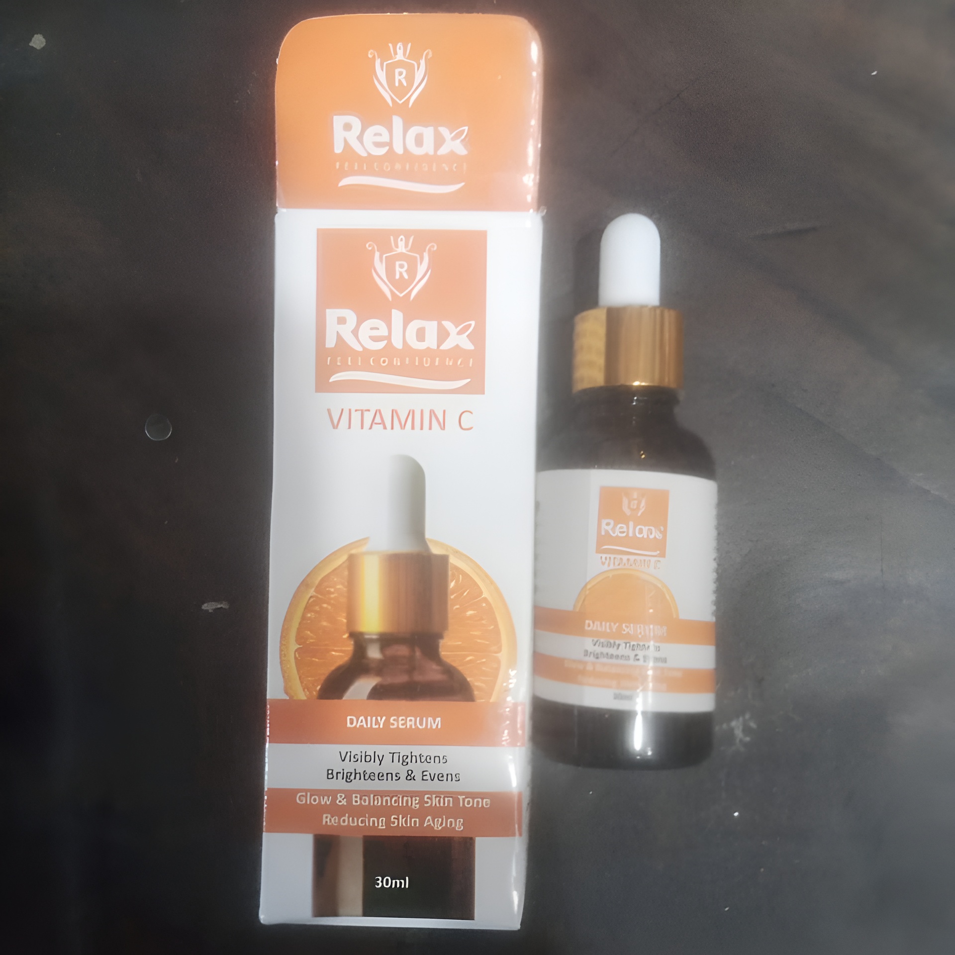 Relax Vitamin C Daily Face Serum Brightening, Anti-Aging & Hydrating Formula For Healthy Radiant Skin (30ml) - Image 5