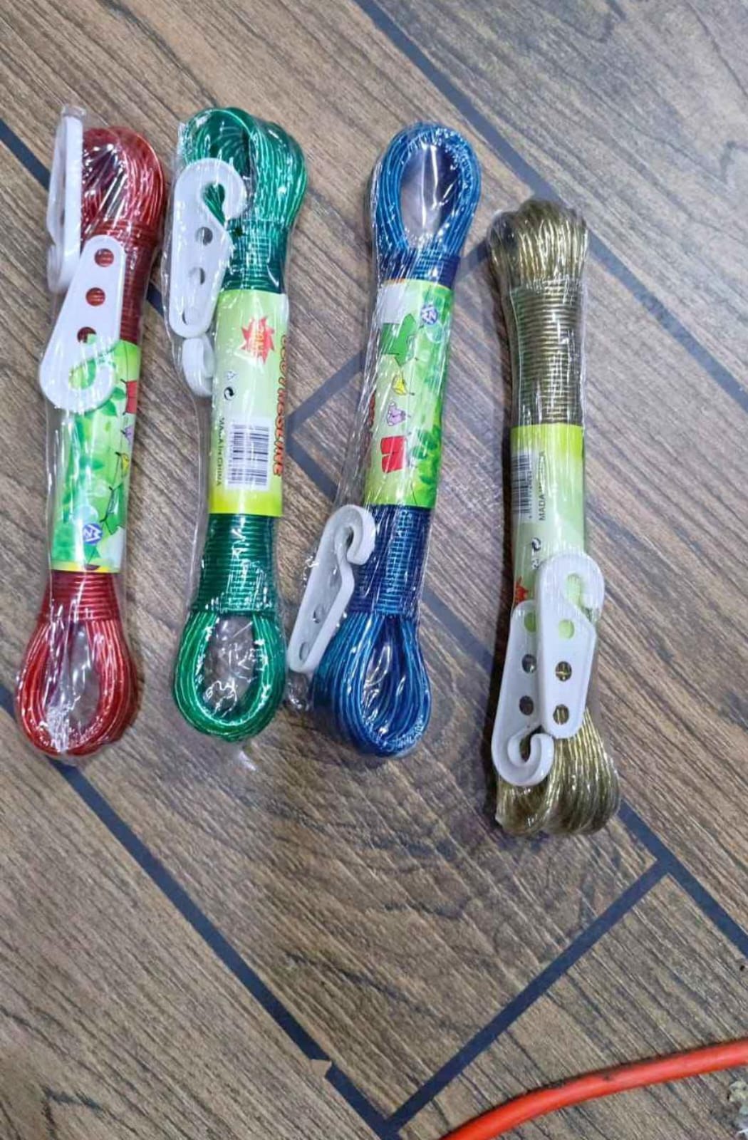 20M PVC Coated Metal Laundry Rope with Tensioner Strong Outdoor Clothesline Wire (Random Color) - Image 5