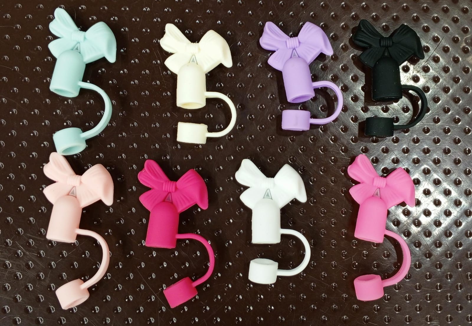 Buy 1 Get 1 Free Silicone Straw Cover Cap for Stanley Cup | 10mm 3D Bow & Animal Straw Topper - Image 5