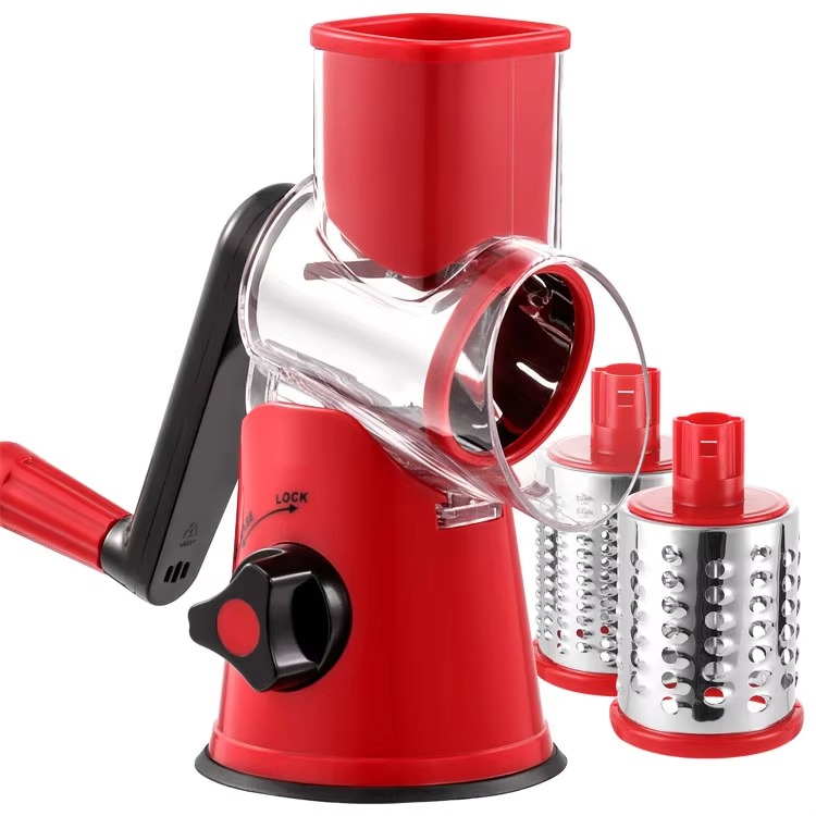 Table Top Drum Grater Manual Vegetable Cutter, Slicer & Grater - Image 3