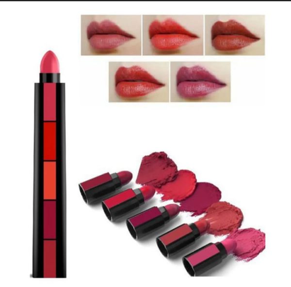 5 In 1 Huda Beauty Lipstick Nude Shades - Image 5