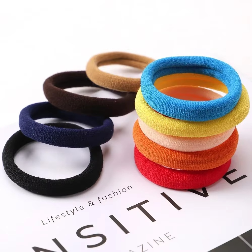 Pack Of 14Pcs Multicolor Hair Ponies For Girls | Soft And Stretchable Hair Bands - Image 4