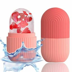 Silicone Ice Facial Roller Beauty Ice Roller For Face Eyes Neck Cryotherapy Natural Skin Enhancement ( Random Color )