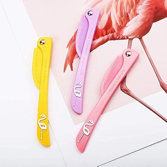 Pack Of 3- Feather Flamingo Facial Razor for Face - Image 2