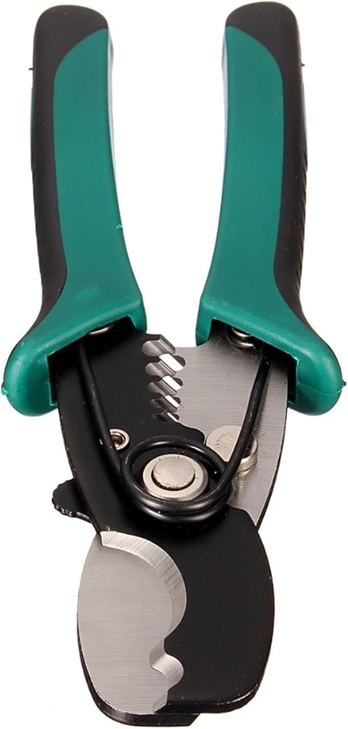 8 Inch Wire Stripper Cable Cutting Scissor Stripping Pliers Cutter Hand Tools - Image 2
