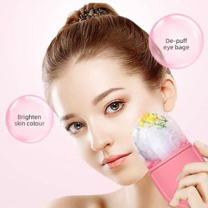 (with box ) Face Ice Roller To Enhance Skin Glow Shrink &tighten Pores Reusable Facial Ice Roller Face Ice Treatment (random Color)