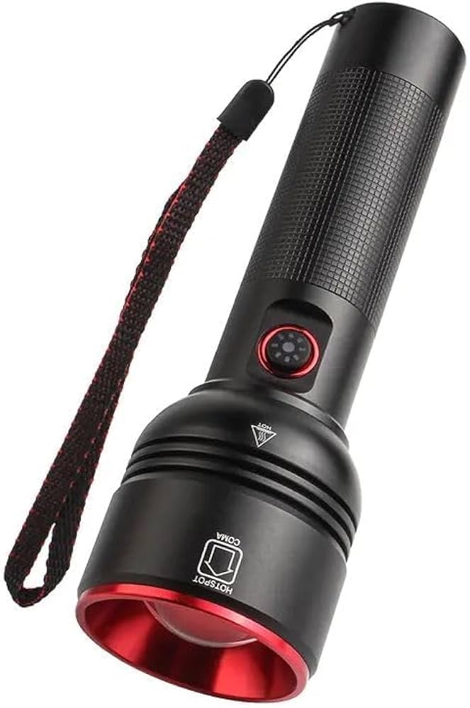 CB2208 Aluminium Alloy Flashlight 1000w Wick with 26650 Battery Strong, Durable Light with Low Battery Alert & Power Indicator - Image 2