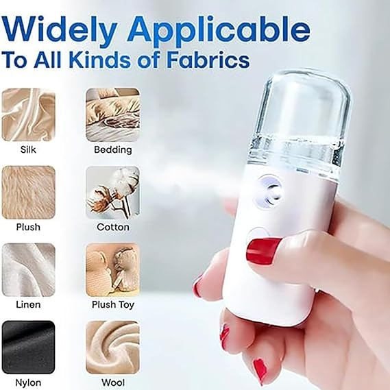 Portable Nano Facial Mist Sprayer Hydrating Ionic Facial Steamer for Instant Skin Moisture, Glow & Refreshing Mist | USB Rechargeable - Image 2