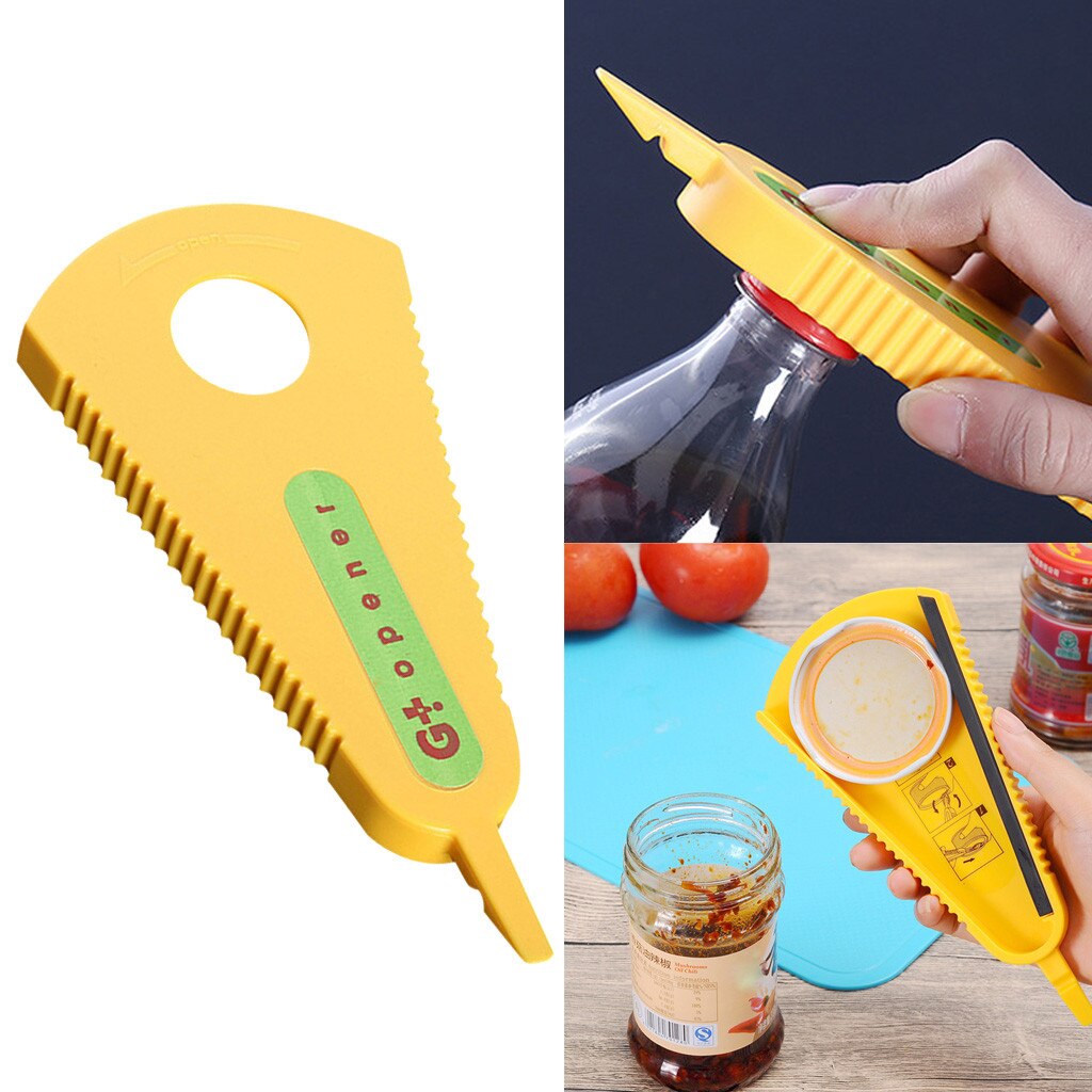 Multifunction Manual Can & Bottle Opener Non-Slip Lid & Jar Opening Tool - Image 3