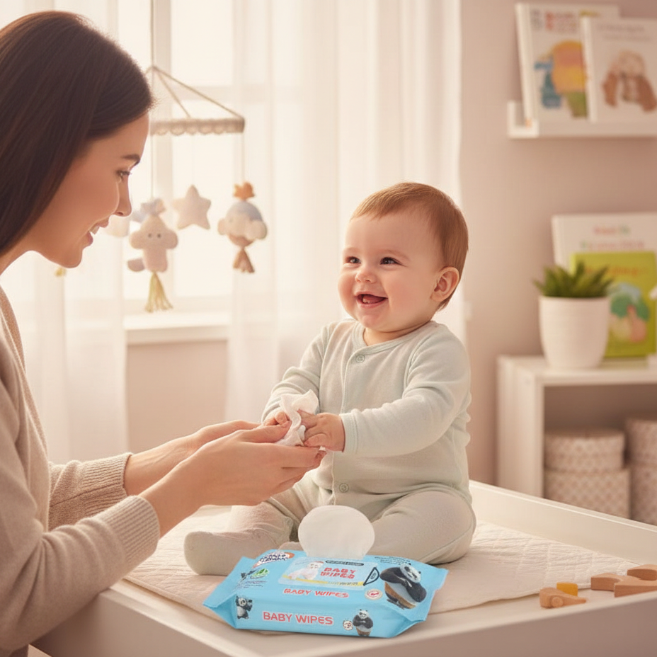 Mother Choice Baby Wipes Original | Gentle & Affordable Baby Wipes for Effective Cleaning - Pack Of 70 Wipes - Image 3