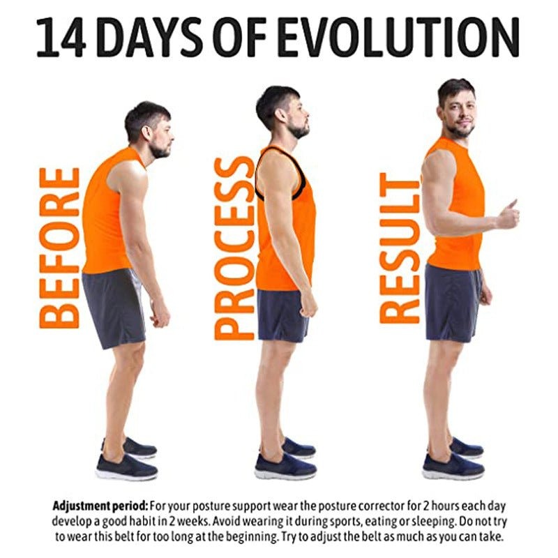 Adjustable Body Posture Corrector Belt Back & Shoulder Support Brace for Men and Women | Spine Alignment & Pain Relief - Image 4