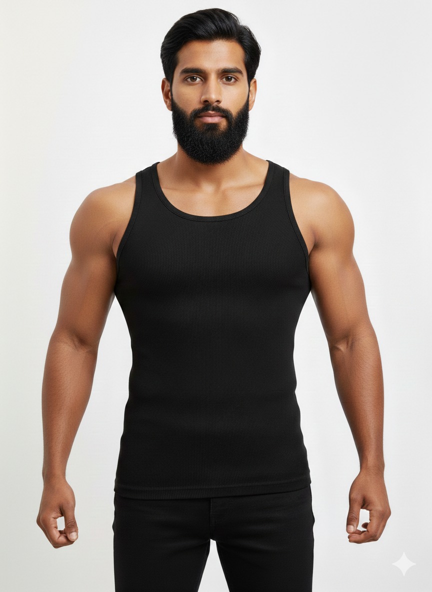 Waffle Knit Texture Sando For Boys And Men - Summers Trendy New Sando For Men / Sando For Boys / Men'S Sando / Boys Sando