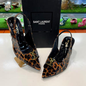 Patent Leather Saint Laurent Opyum Slingback Pumps Heels Providing Elegant Style With Sophisticated Look