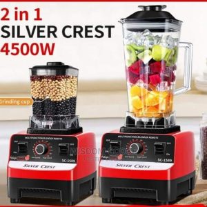 Silver Crest SC-1589 2 in 1 High Power Blender 4500W  Multi-Function Grinder & Smoothie Maker